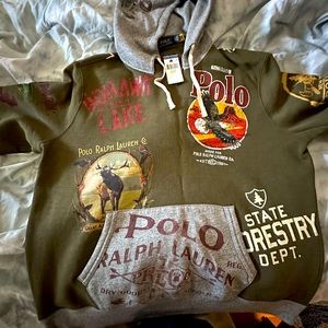 Polo by Ralph Lauren Outdoorsman Hoodie BRAND NEW WITH TAGS